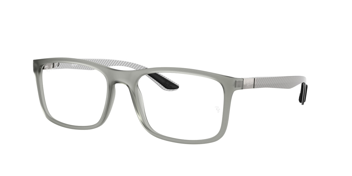 Ray-Ban RX8908 Matte Transparent Grey Eyeglasses
