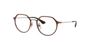 Ray-Ban RY1058 Brown On Rose Gold Eyeglasses Kids