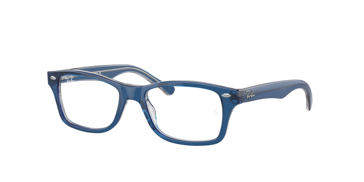 Ray-Ban RY1531 Top Dark Blue & Brown & Light Grey Eyeglasses Kids