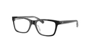 Ray-Ban RY1536 Black On Transparent Eyeglasses Kids