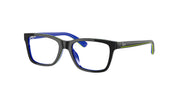 Ray-Ban RY1536 Dark Grey On Blue Eyeglasses Kids