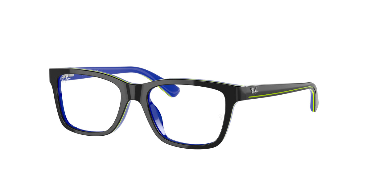 Ray-Ban RY1536 Dark Grey On Blue Eyeglasses Kids