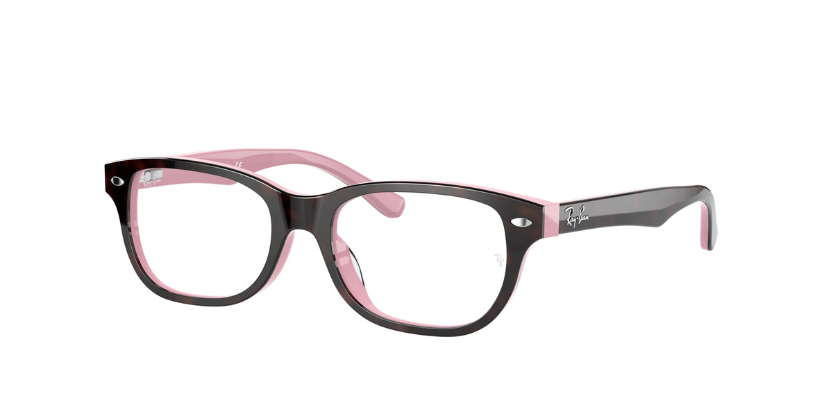 Ray-Ban RY1555F Havana On Opal Pink Eyeglasses Kids