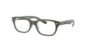 Ray-Ban RY1555 Top Green & Orange & Light Blue Eyeglasses Kids
