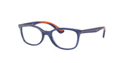 Ray-Ban RY1586 Transparent Blue Eyeglasses Kids