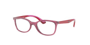 Ray-Ban RY1586 Transparent Red Eyeglasses Kids