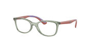 Ray-Ban RY1586 Transparent Green Eyeglasses Kids