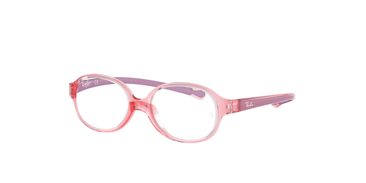 Ray-Ban RY1587 Transparent Light Red Eyeglasses Kids