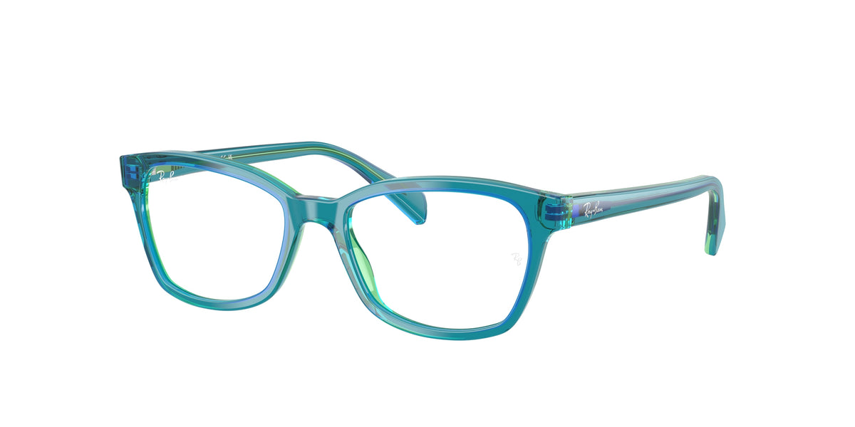 Ray-Ban RY1591 Transparent Blue & Green Eyeglasses Kids