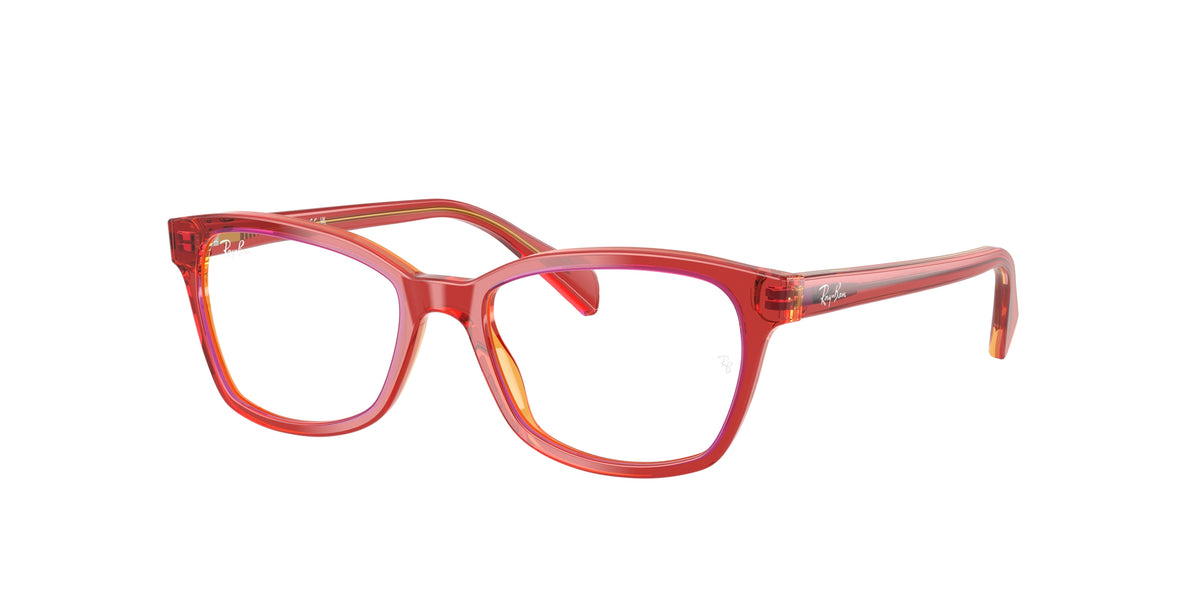 Ray-Ban RY1591 Transparent Red & Yellow Eyeglasses Kids