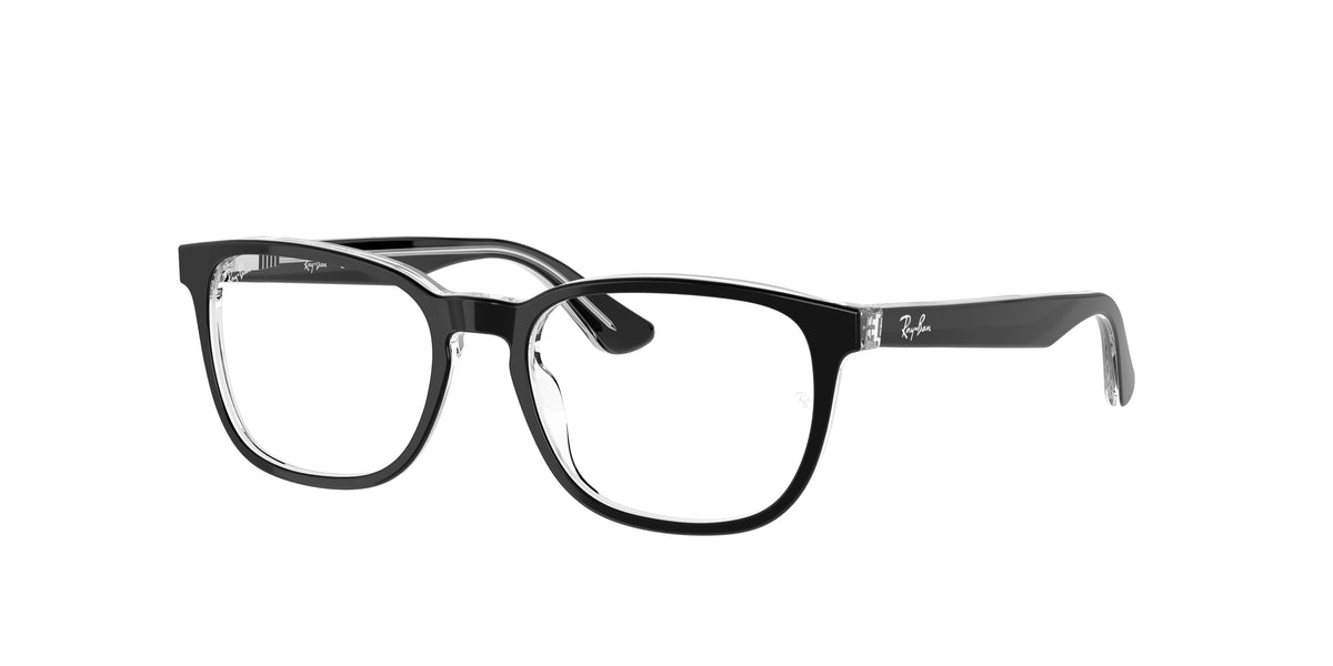 Ray-Ban RY1592 Black On Transparent Eyeglasses Kids
