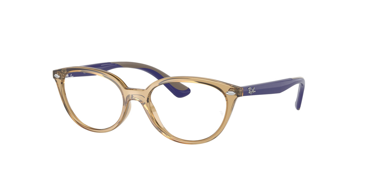 Ray-Ban RY1612 Transparent Light Brown Eyeglasses Kids