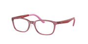 Ray-Ban RY1617D Dark Transparent Pink Eyeglasses Kids