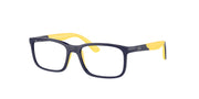 Ray-Ban RY1621F Dark Blue On Yellow Eyeglasses Kids