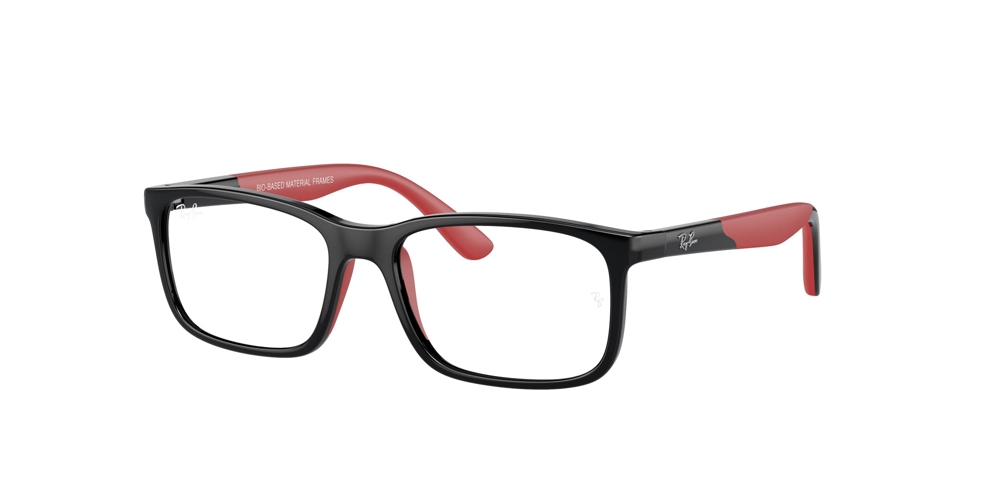 Ray-Ban RY1621 Black On Red Eyeglasses Kids