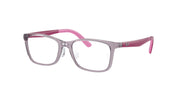 Ray-Ban RY1626D Transparent Pink Eyeglasses Kids