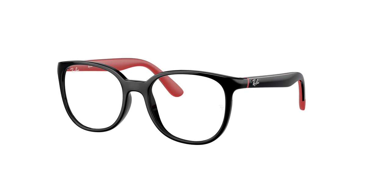 Ray-Ban RY1631 Black On Red Eyeglasses Kids