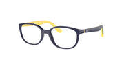 Ray-Ban RY1632 Dark Blue On Yellow Eyeglasses Kids