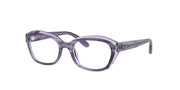 Ray-Ban RY1636 Striped Violet On Transparent Violet Eyeglasses Kids