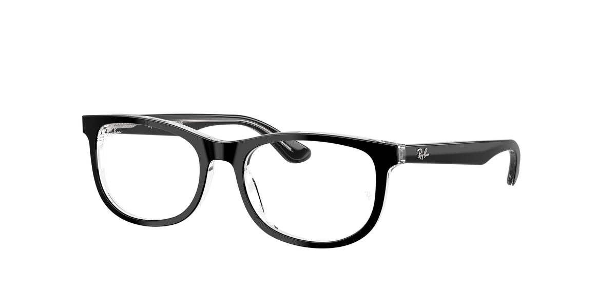 Ray-Ban RY1642 Black On Transparent Eyeglasses Kids