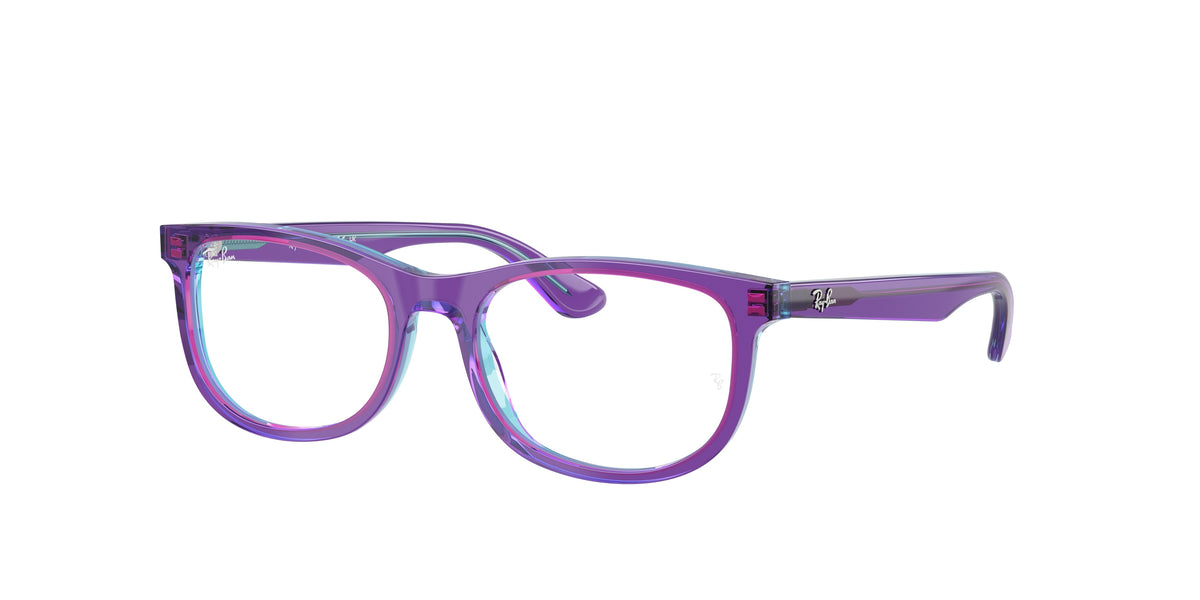 Ray-Ban RY1642 Transparent Violet & Light Blue Eyeglasses Kids