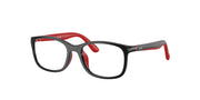 Ray-Ban RY1644 Black On Rubber Red Eyeglasses Kids
