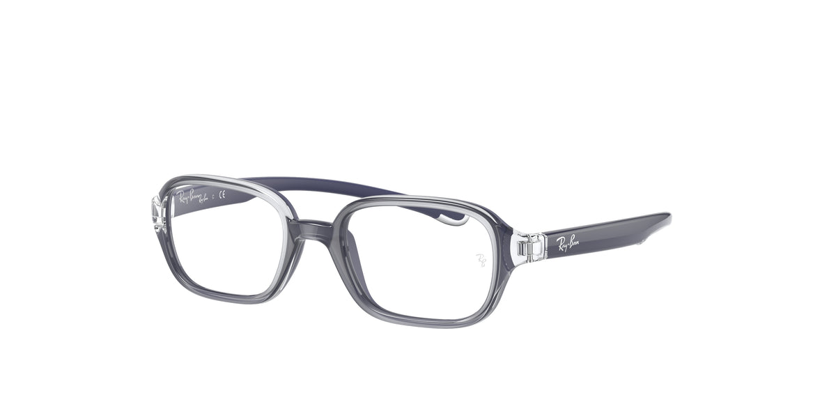 Ray-Ban RY9074V Transparent On Blue Eyeglasses Kids