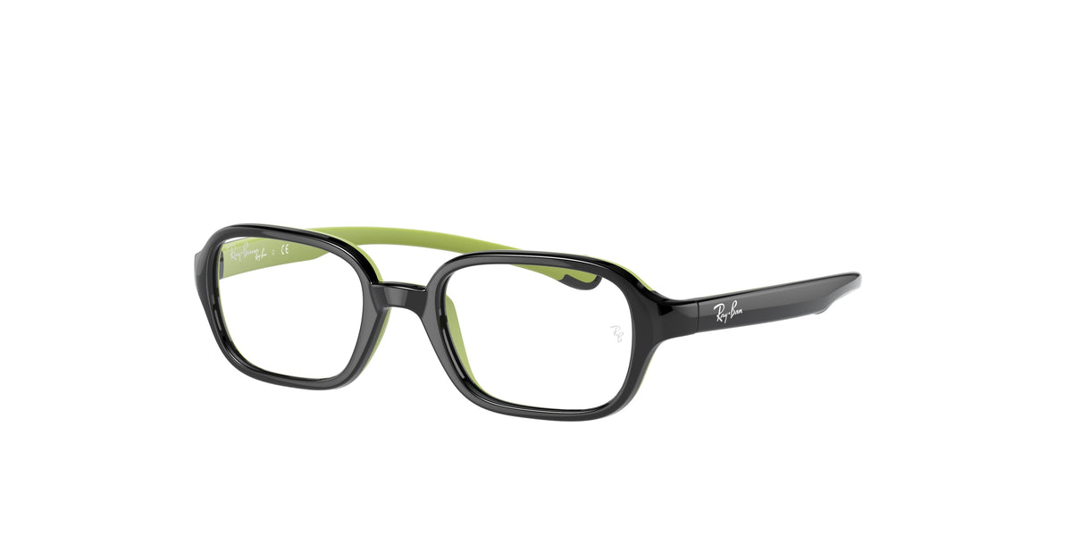 Ray-Ban RY9074V Black On Green Eyeglasses Kids