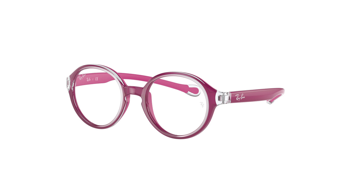 Ray-Ban RY9075V Transparent On Fuxia Eyeglasses Kids