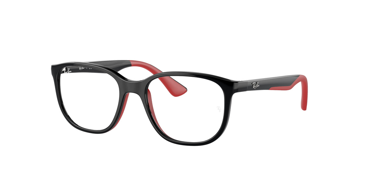 Ray-Ban RY9078VF Black On Red Eyeglasses Kids