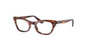 Ray-Ban RY9099V Striped Havana Eyeglasses Kids