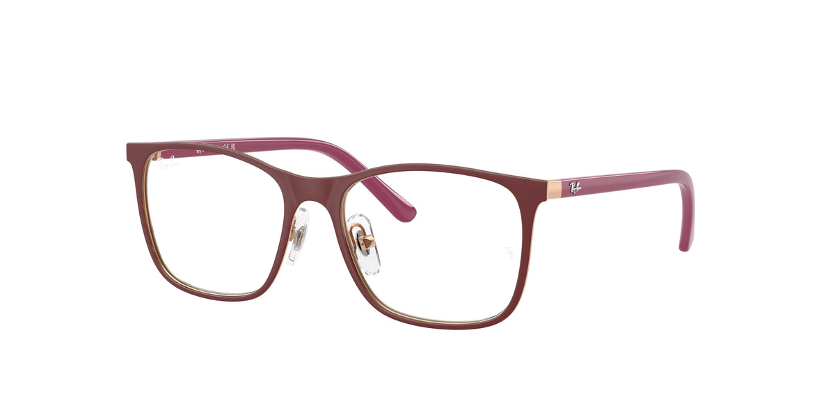 Ray-Ban RY9551V Bordeaux On Rose Gold Eyeglasses Kids