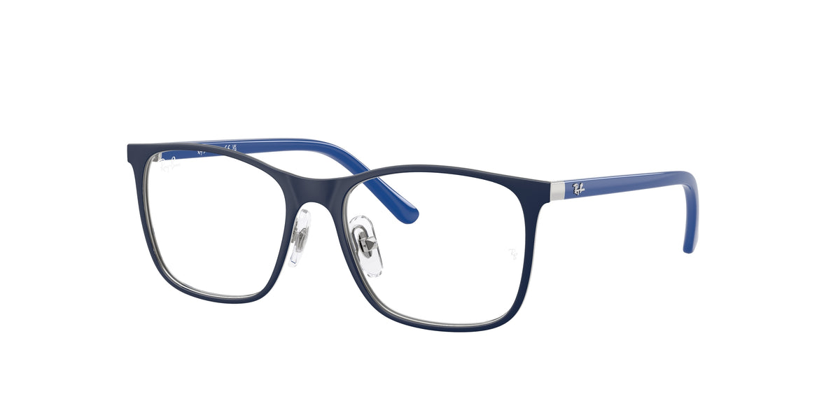 Ray-Ban RY9551V Blue On Silver Eyeglasses Kids