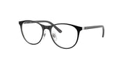 Ray-Ban RY9552V Black On Silver Eyeglasses Kids