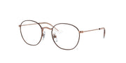 Ray-Ban RY9572V Brown On Rose Gold Eyeglasses Kids