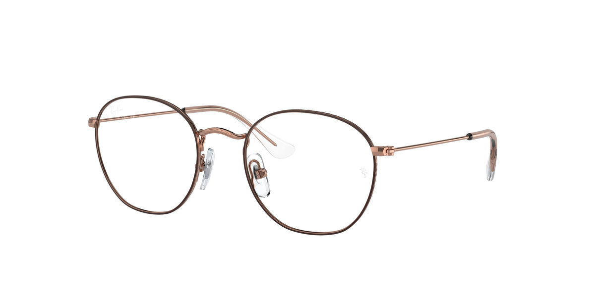 Ray-Ban RY9572V Brown On Rose Gold Eyeglasses Kids