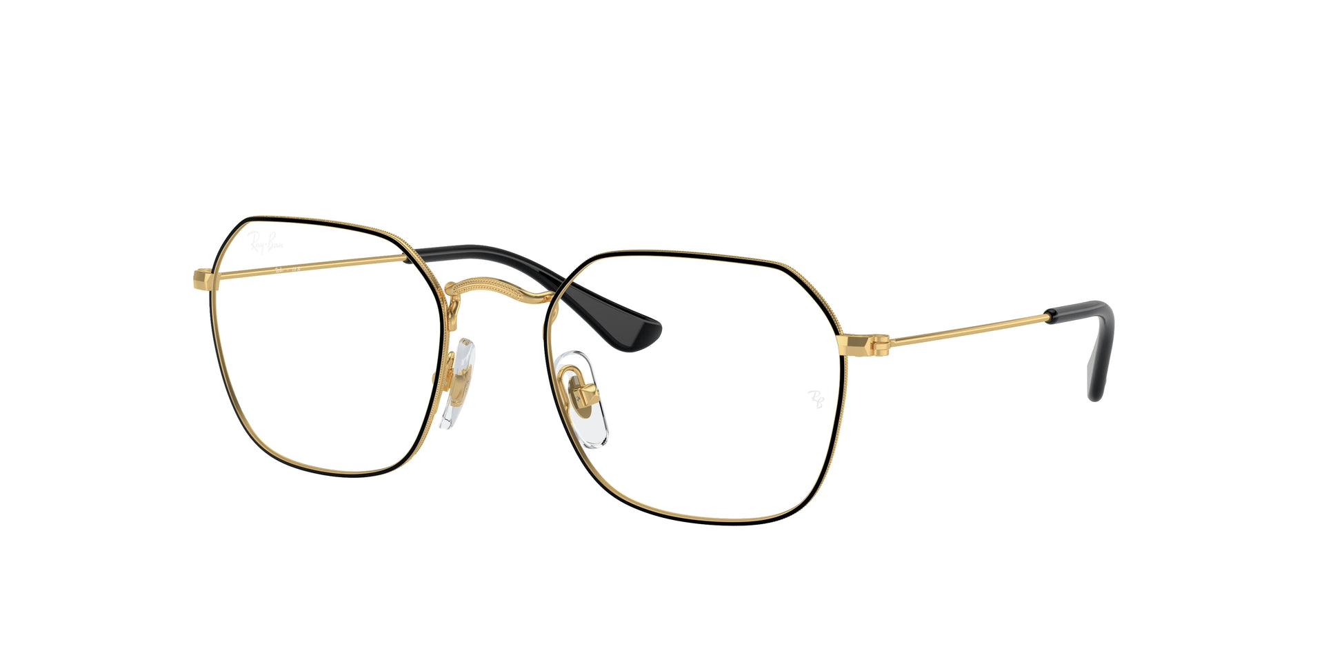 Ray-Ban RY9594V Black On Gold Eyeglasses Kids