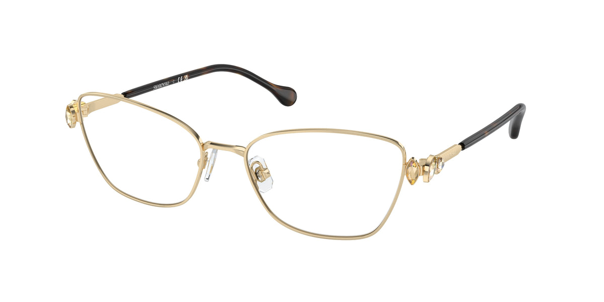 Swarovski SK1006 Pale Gold Eyeglasses