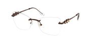 Swarovski SK1014 Light Brown Eyeglasses