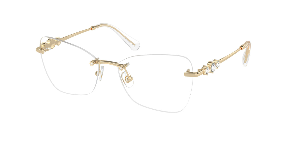 Swarovski SK1014 Pale Gold Eyeglasses