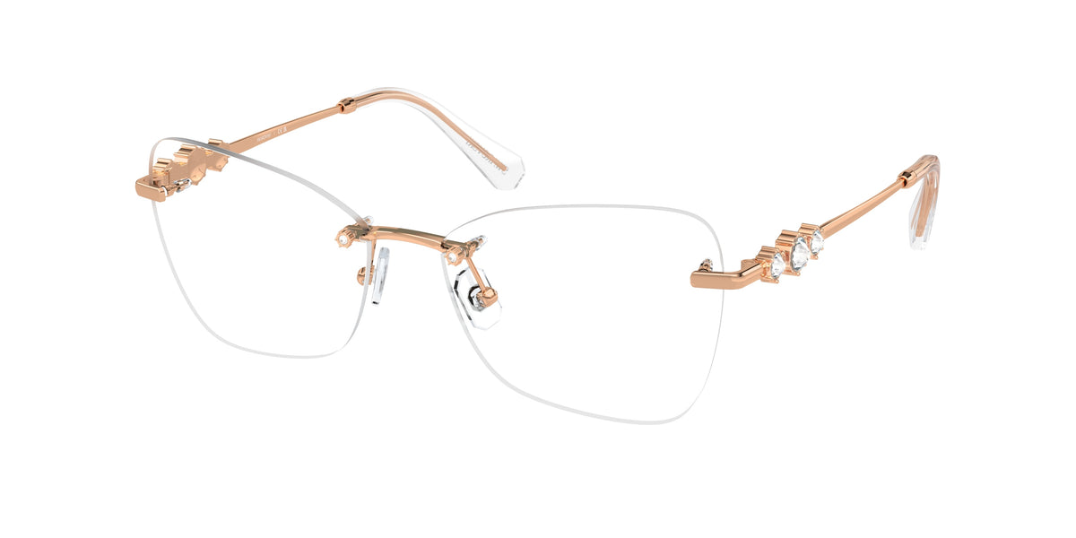 Swarovski SK1014 Rose Gold Eyeglasses