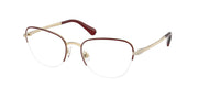 Swarovski SK1023 Pale Gold/Burgundy Gunmetal Eyeglasses