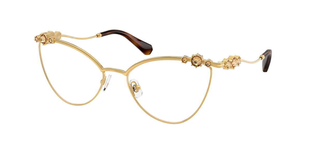Swarovski SK1033 Dark Gold Eyeglasses