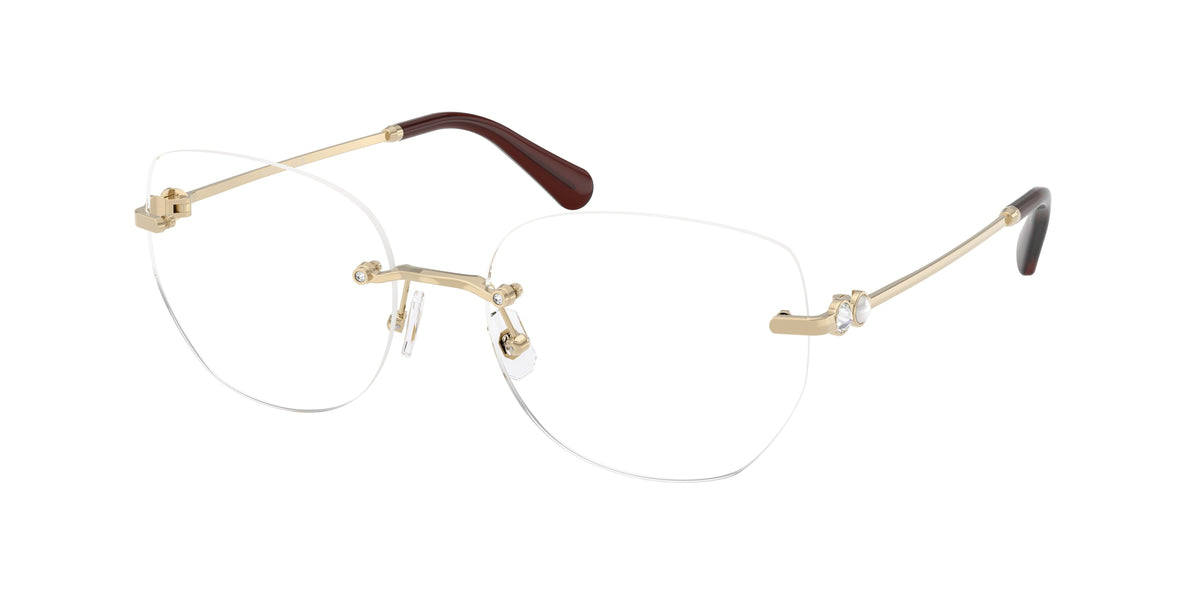 Swarovski SK1038 Pale Gold Eyeglasses