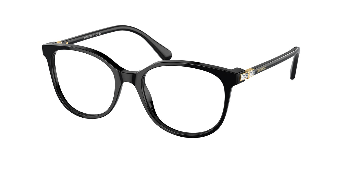 Swarovski SK2002 Solid Black Eyeglasses