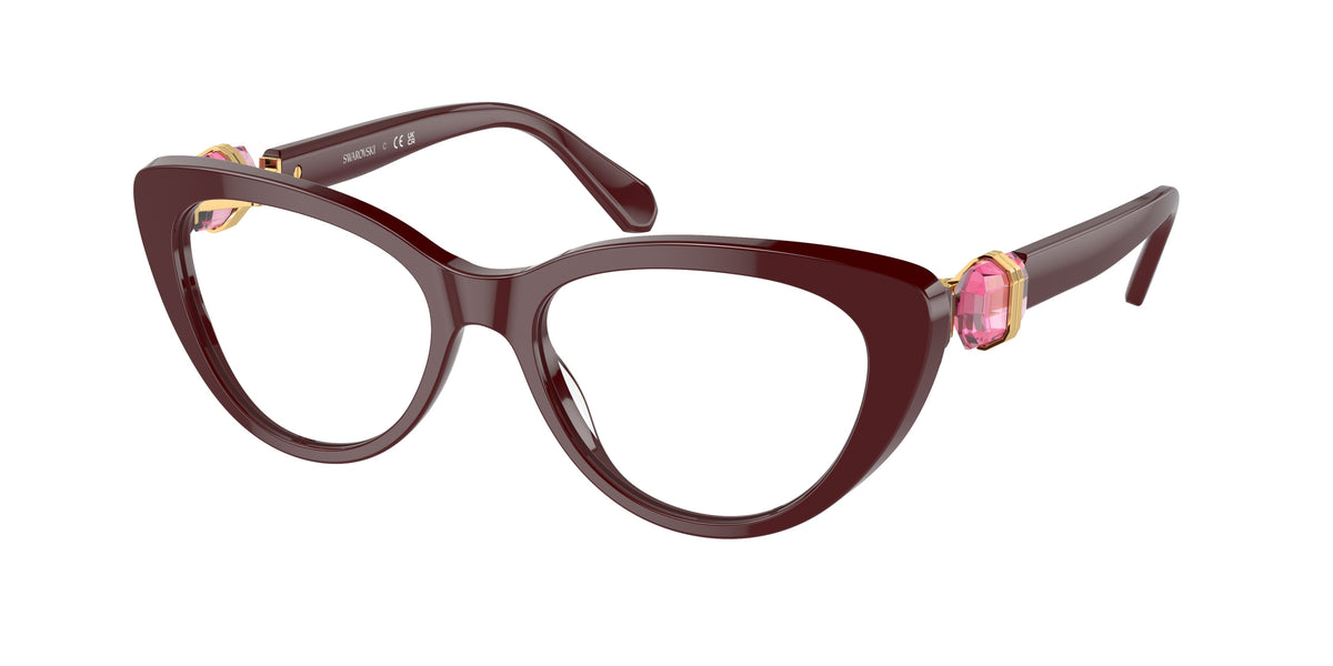 Swarovski SK2005 Burgundy Eyeglasses