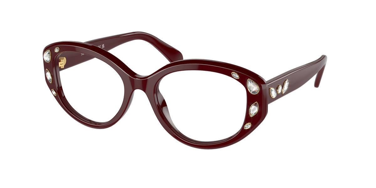 Swarovski SK2006 Red Burgundy Eyeglasses