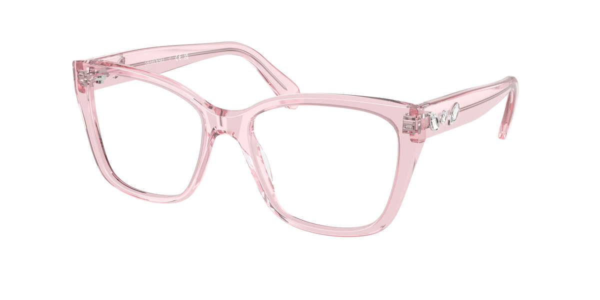Swarovski SK2008 Transparent Pink Eyeglasses