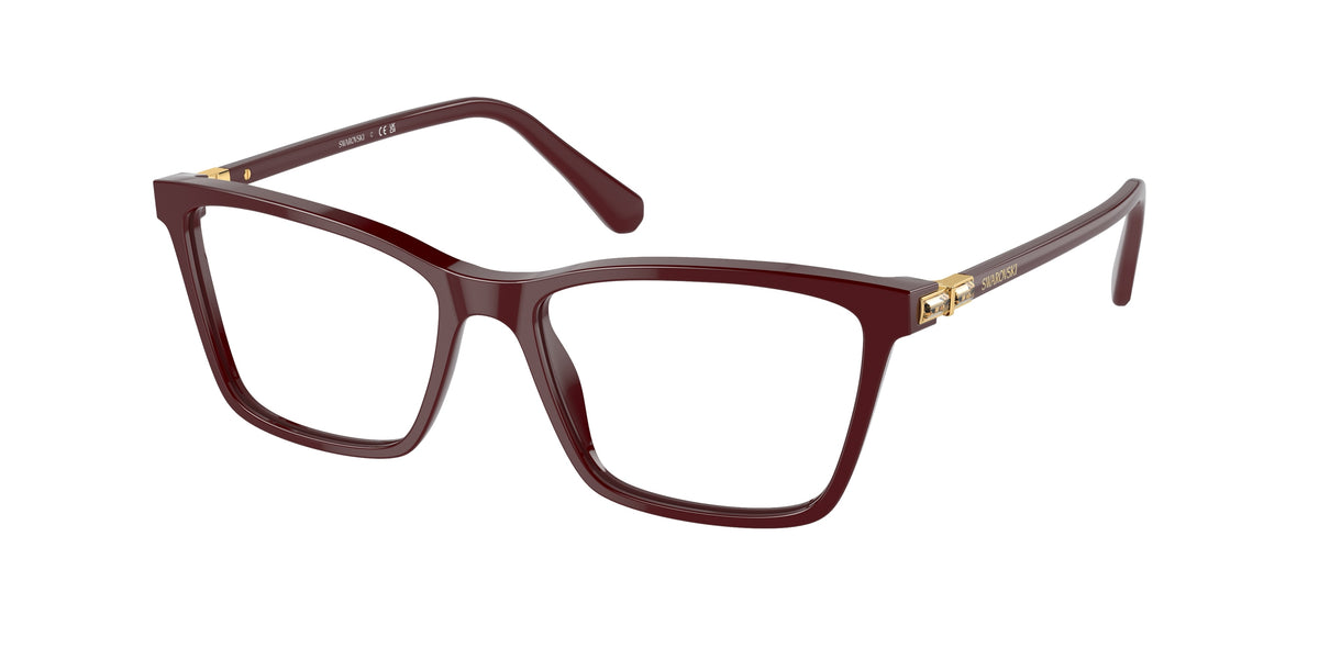 Swarovski SK2015 Burgundy Eyeglasses