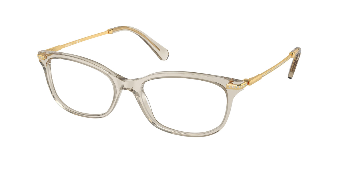 Swarovski SK2017 Transparent Beige Eyeglasses
